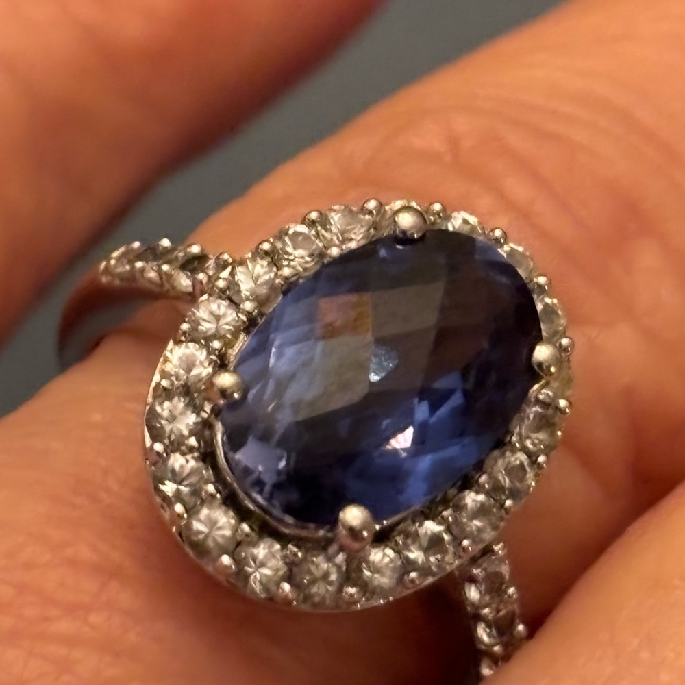 Sterling Silver Cocktail Ring size 7 1/2.